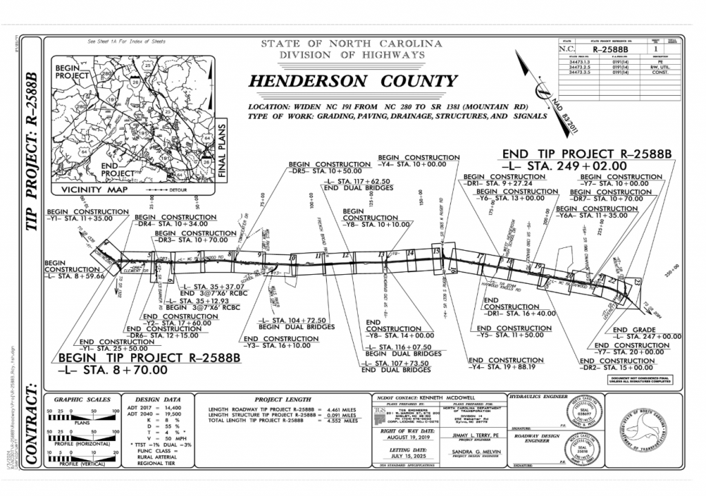 NC 191 Roadway Improvements